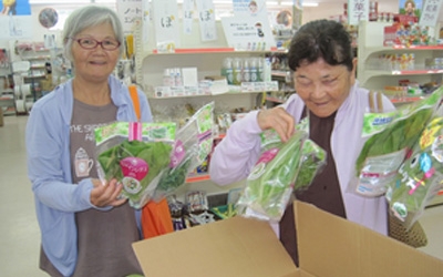 テスト販売時の様子の写真